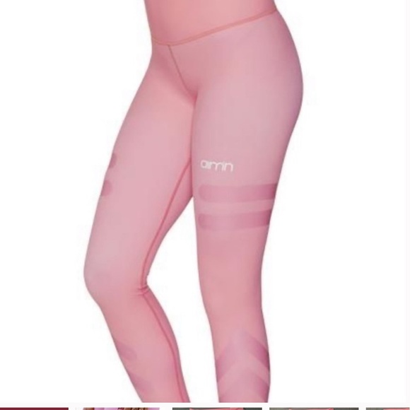Aimn Pink Tribe Legging High Waisted Tights - Picture 3 of 14